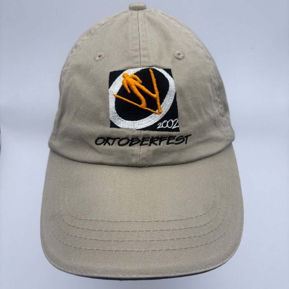 Vintage 2002 Park City Ski Jump Competition Hat Oktoberfest Strapback